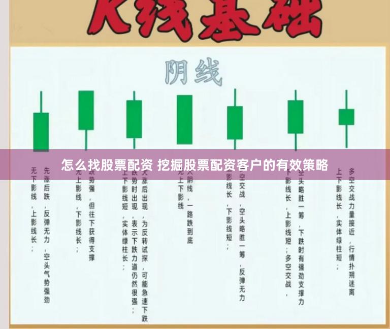 怎么找股票配资 挖掘股票配资客户的有效策略