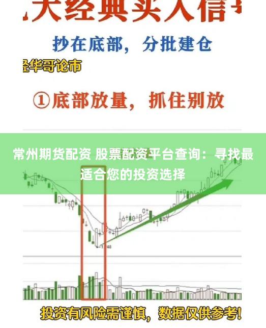 常州期货配资 股票配资平台查询：寻找最适合您的投资选择
